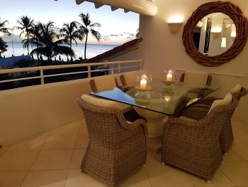 balcony by night